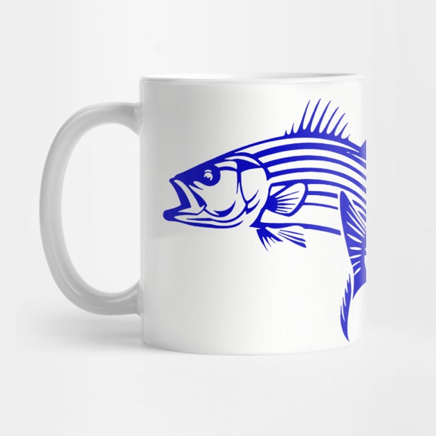 Striped Bass by  The best hard hat stickers 